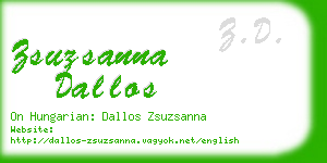 zsuzsanna dallos business card